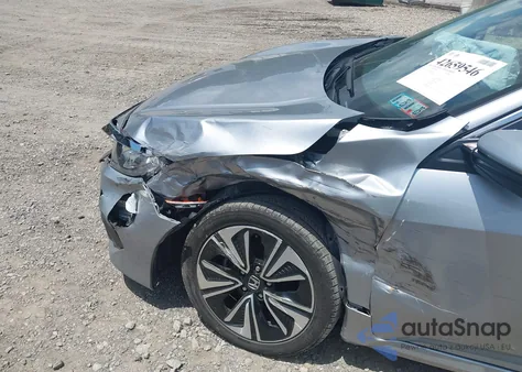 2018 Honda Civic Ex-L из США, поврежденный, VIN JHMFC1F79JX043786